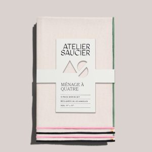 Macaw Burlap Napkins | Set of 4