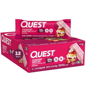 Quest Protein Bars - 12 Bars, Strawberry Shortcake