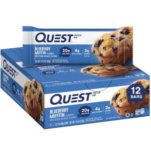 Quest Protein Bars - 12 Bars, Blueberry Muffin