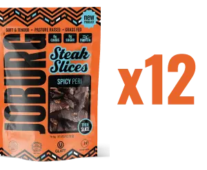 Spicy Peri Steak Slices - (12 Pack)