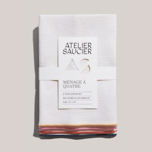 Rainbow Burlap Napkins | Set of 4