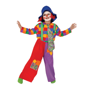 Clown Costume - Kids - Medium (8-10)